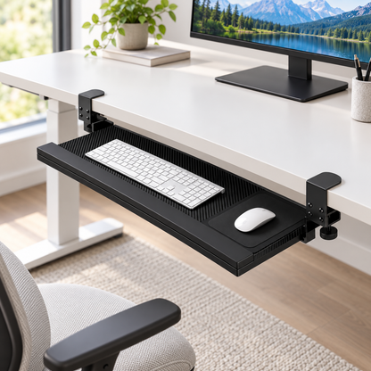 ⌨️ Under-Desk Keyboard Tray