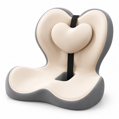 🪑 Ergonomic Lumbar Support Cushion | Supportive Back Pillow | Everyday Office & Home Seating Comfort