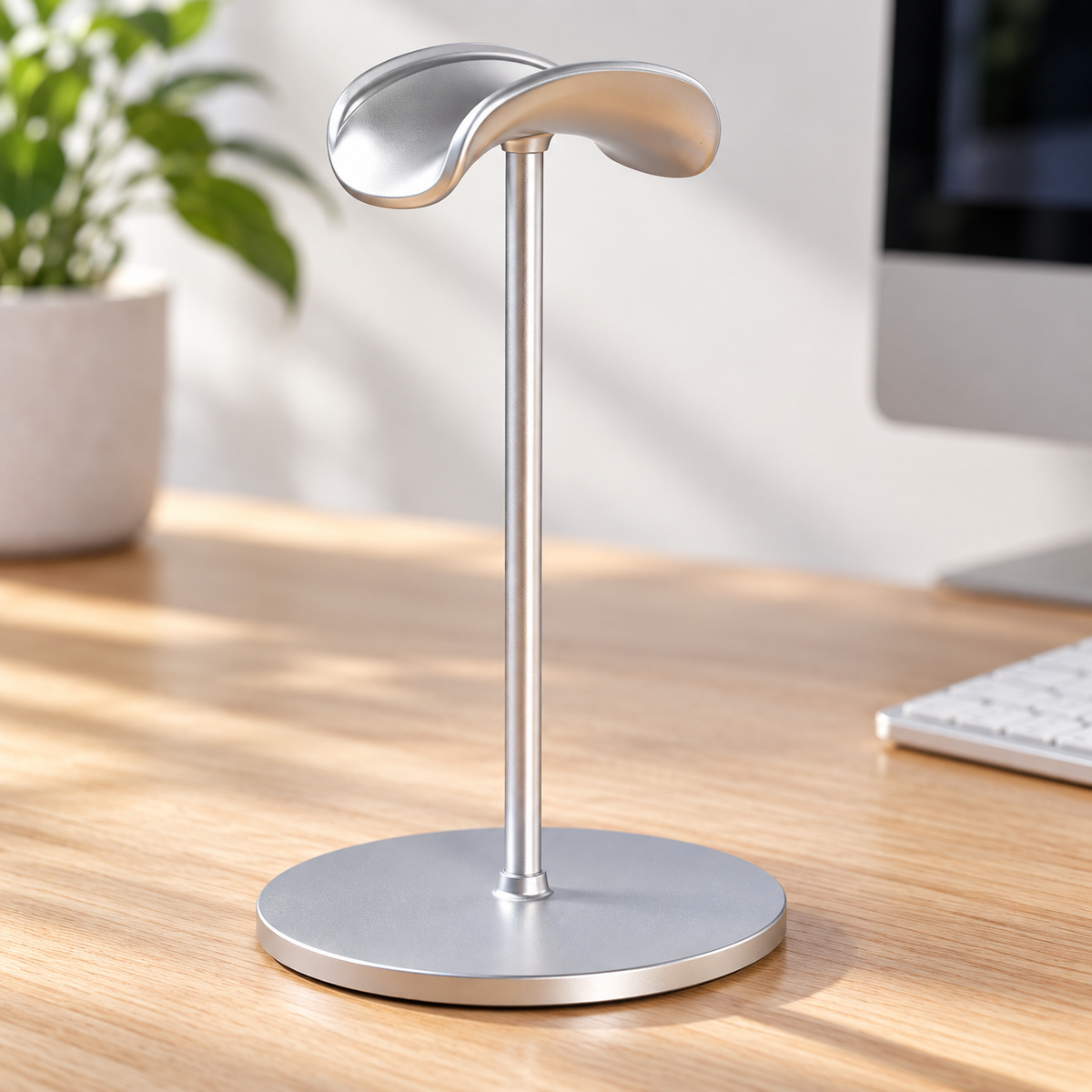 🎧 Desktop Headphone Stand | Metal Headset Holder | Space-Saving Desk Organizer