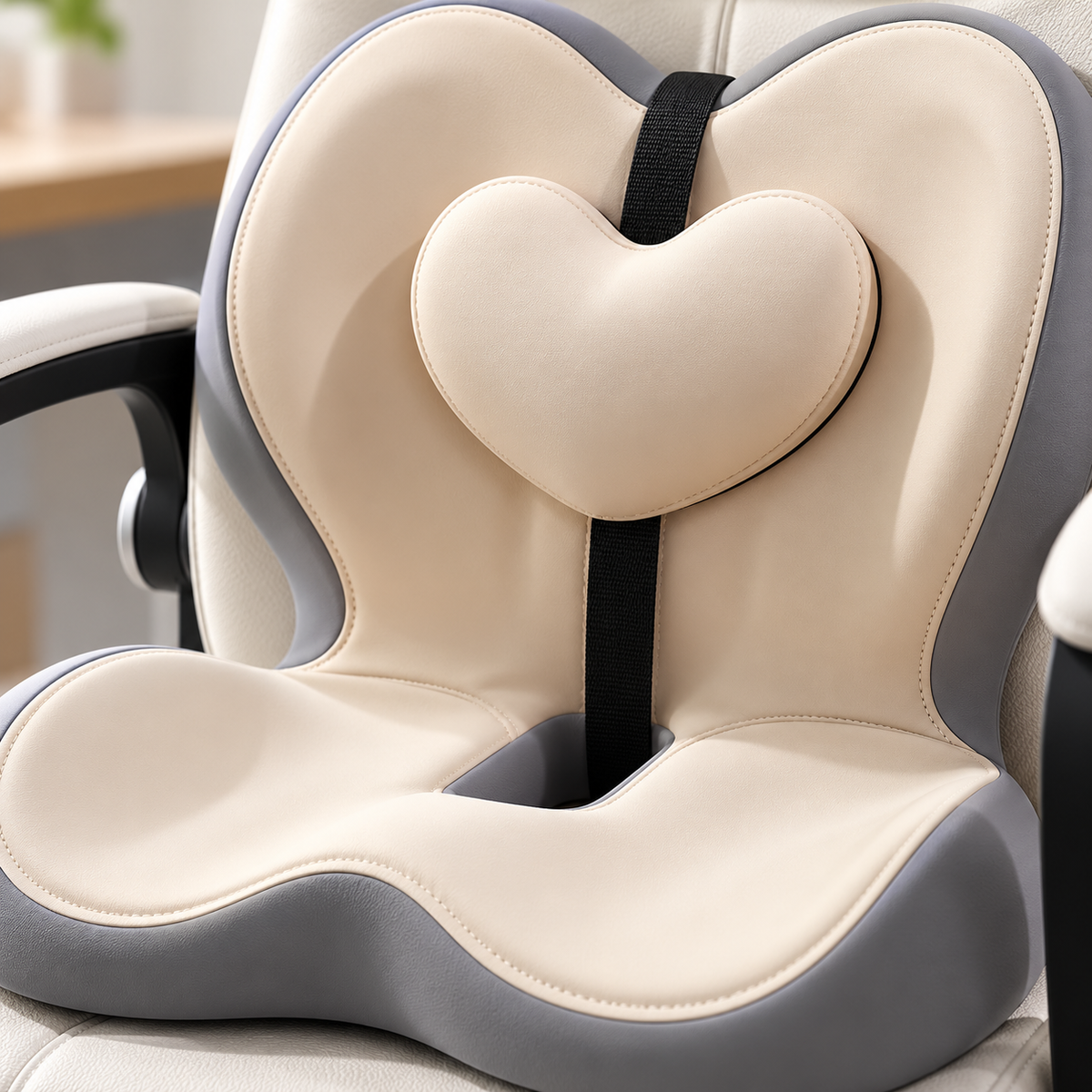 🪑 Ergonomic Lumbar Support Cushion | Supportive Back Pillow | Everyday Office & Home Seating Comfort