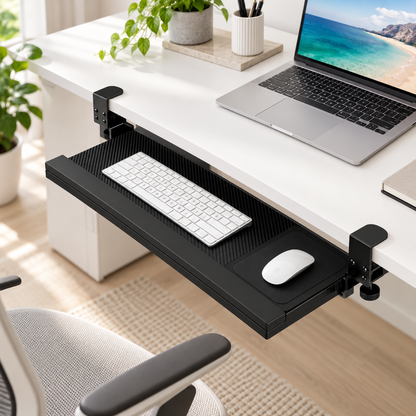 ⌨️ Under-Desk Keyboard Tray
