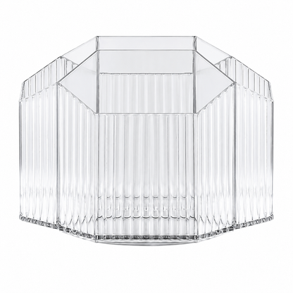 ✏️ 360° Rotating Desktop Stationery Organizer | Multi-Compartment Desk Storage