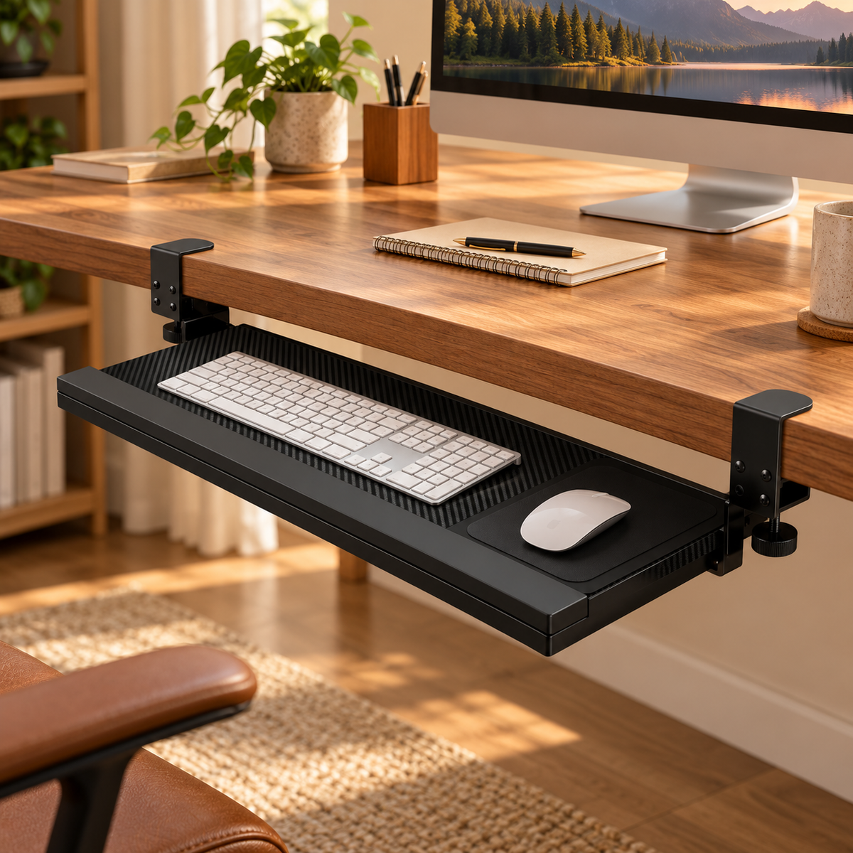 ⌨️ Under-Desk Keyboard Tray