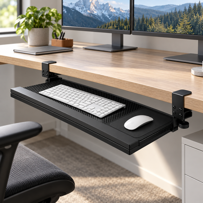 ⌨️ Under-Desk Keyboard Tray