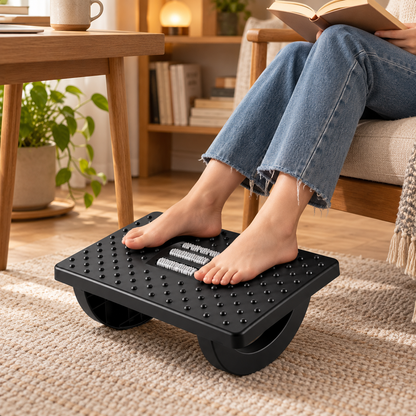 🦶 Ergonomic Footrest | Rocking Support | Under-Desk Comfort