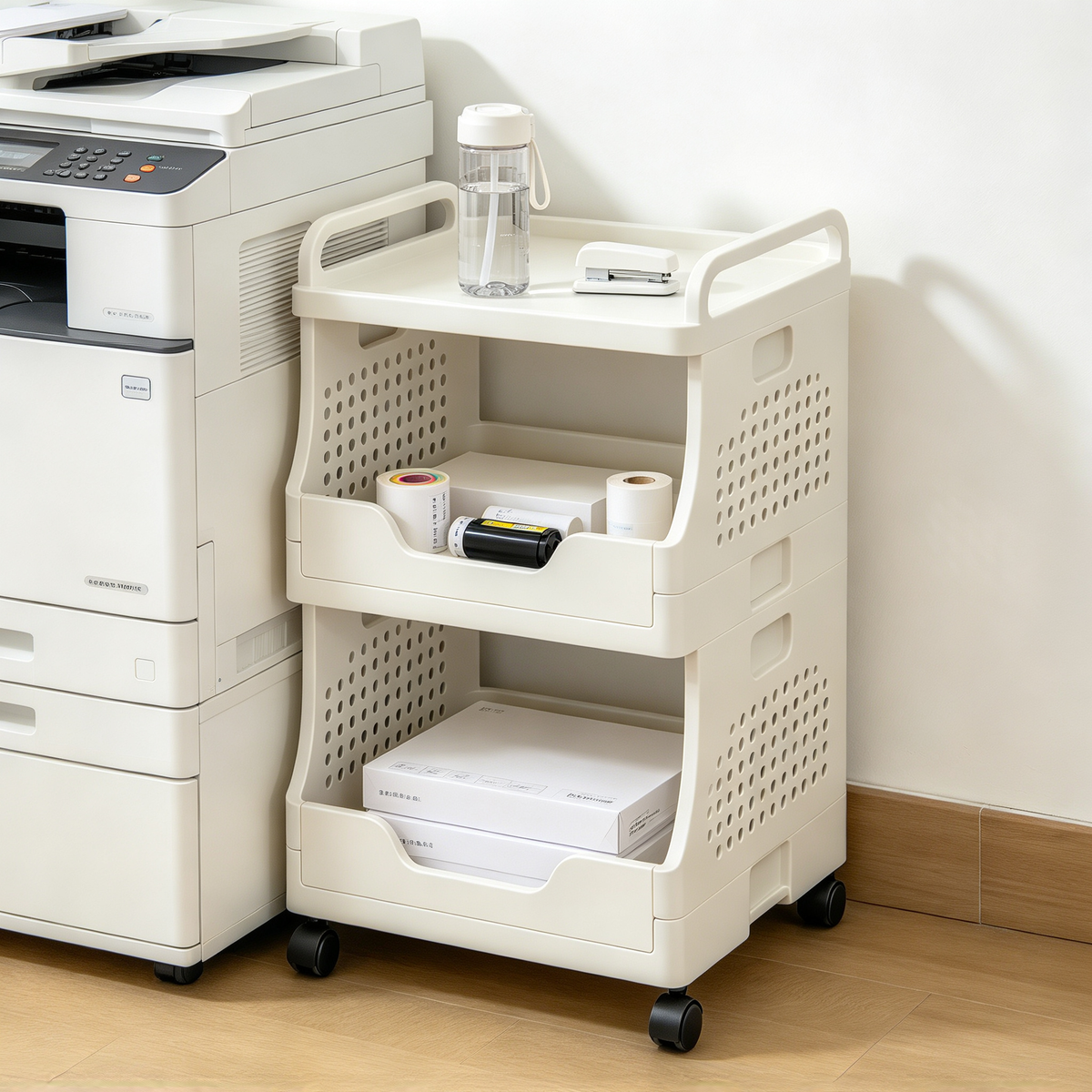 🛒 Rolling Storage Cart | Multi-Tier Mobile Organizer | Flexible Home & Office Storage Solution