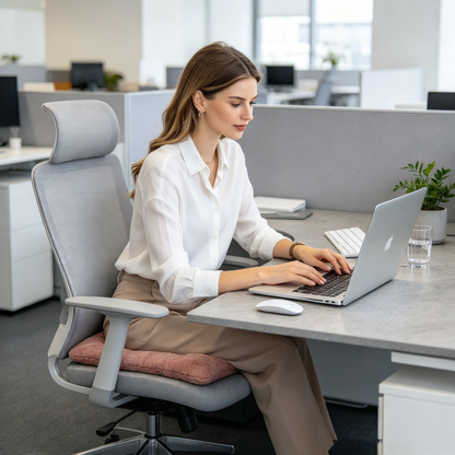 🪑 Thick Office Chair Cushion | Plush Padded Seat | Everyday Desk Comfort