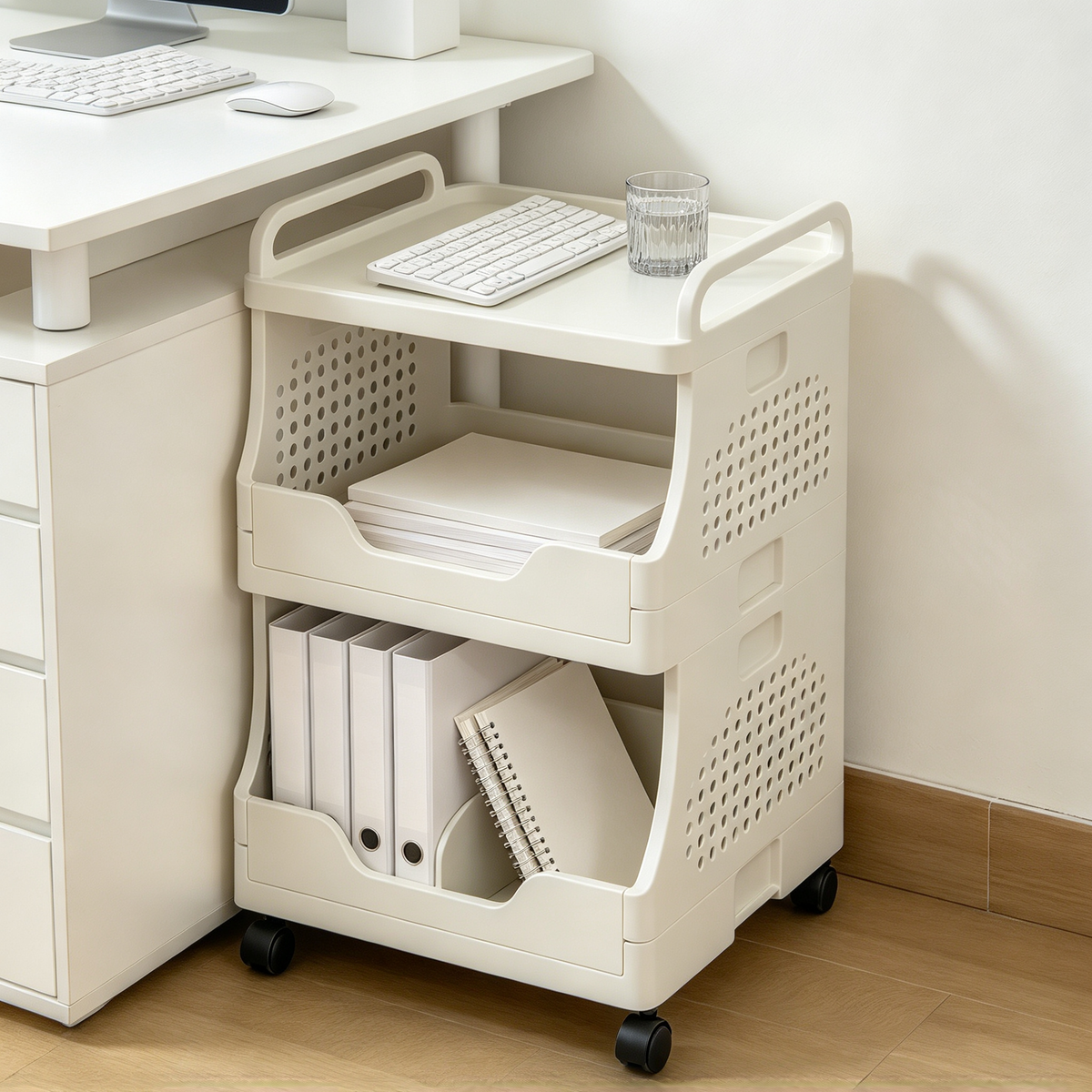 🛒 Rolling Storage Cart | Multi-Tier Mobile Organizer | Flexible Home & Office Storage Solution