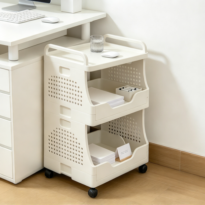 🛒 Rolling Storage Cart | Multi-Tier Mobile Organizer | Flexible Home & Office Storage Solution
